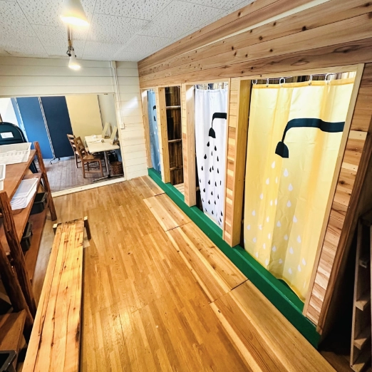 広々シャワールーム