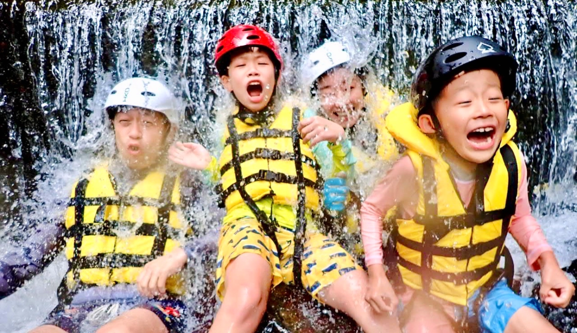 ラフティング風景